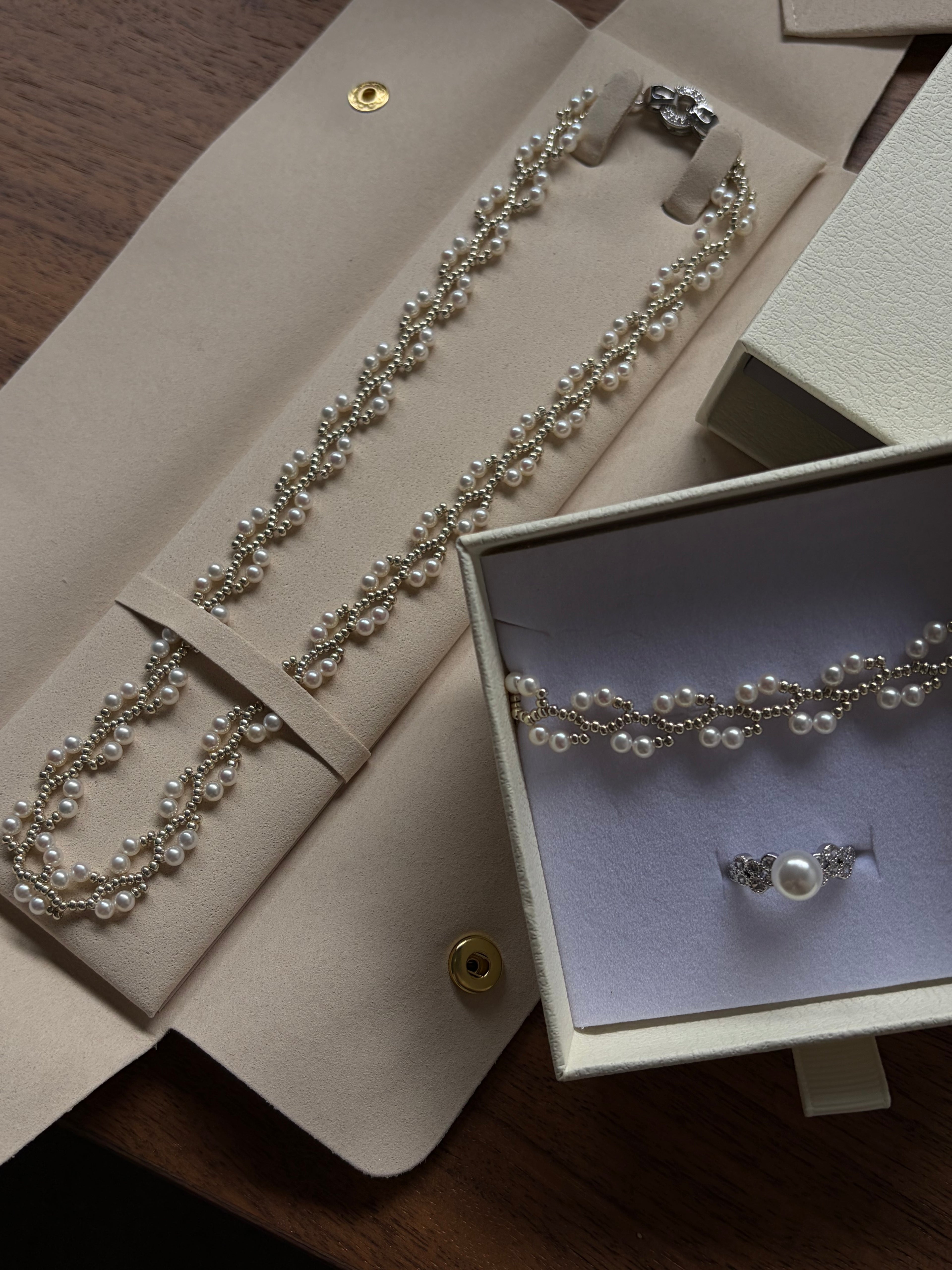 Pearl Weave Necklace
