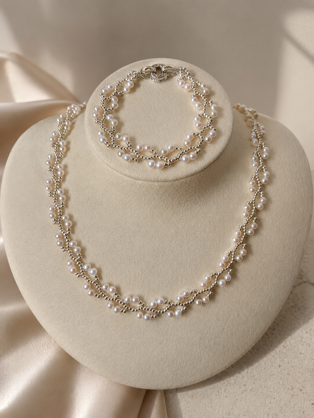 Pearl Weave Necklace