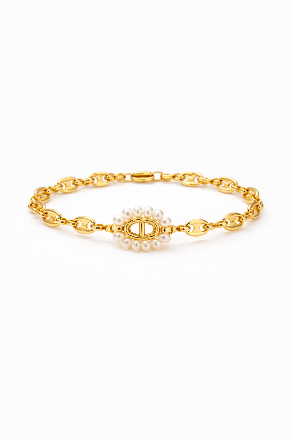 Freshwater Pearl Floral bracelet