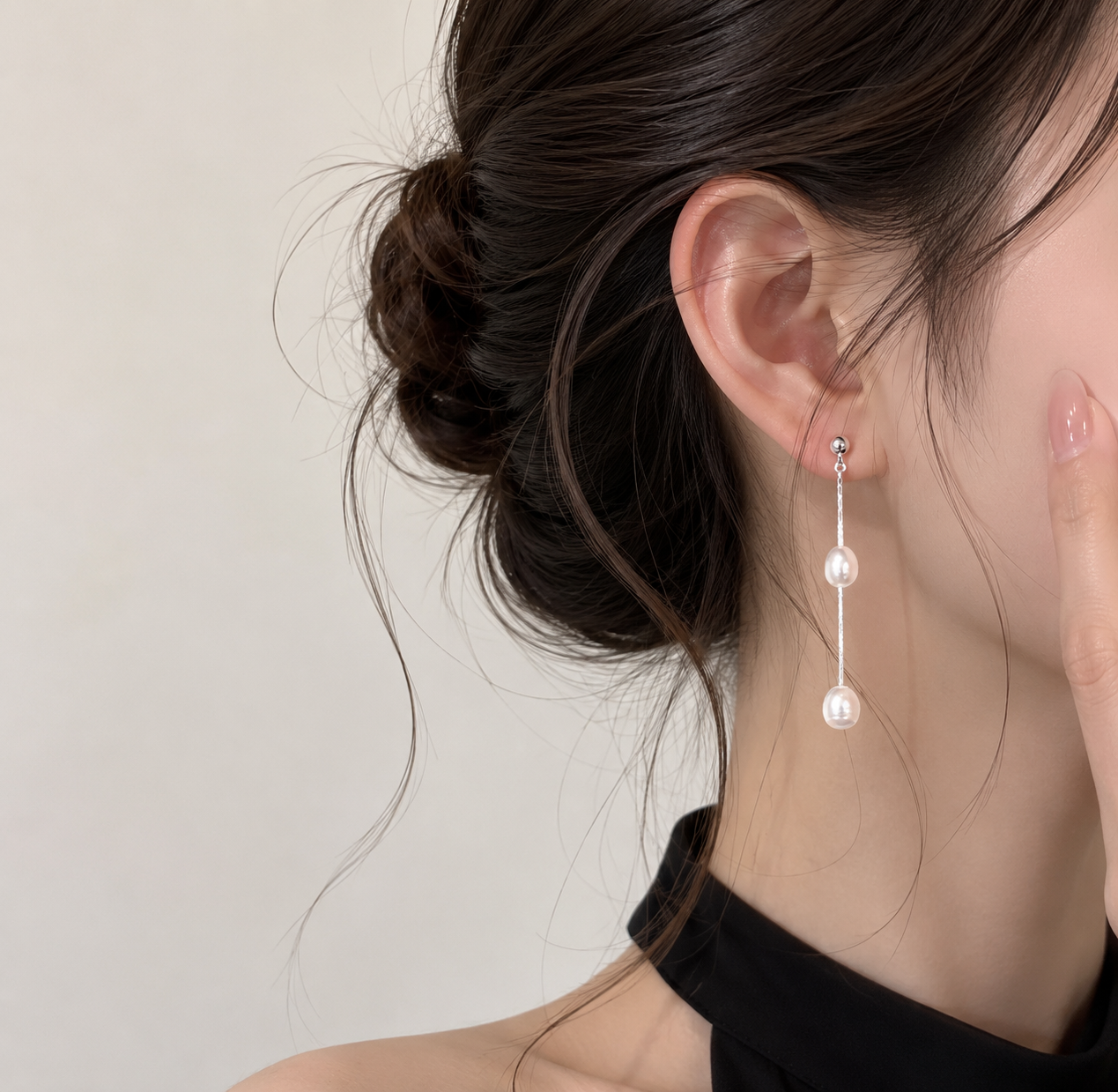 Convertible Pearl Drop Earrings