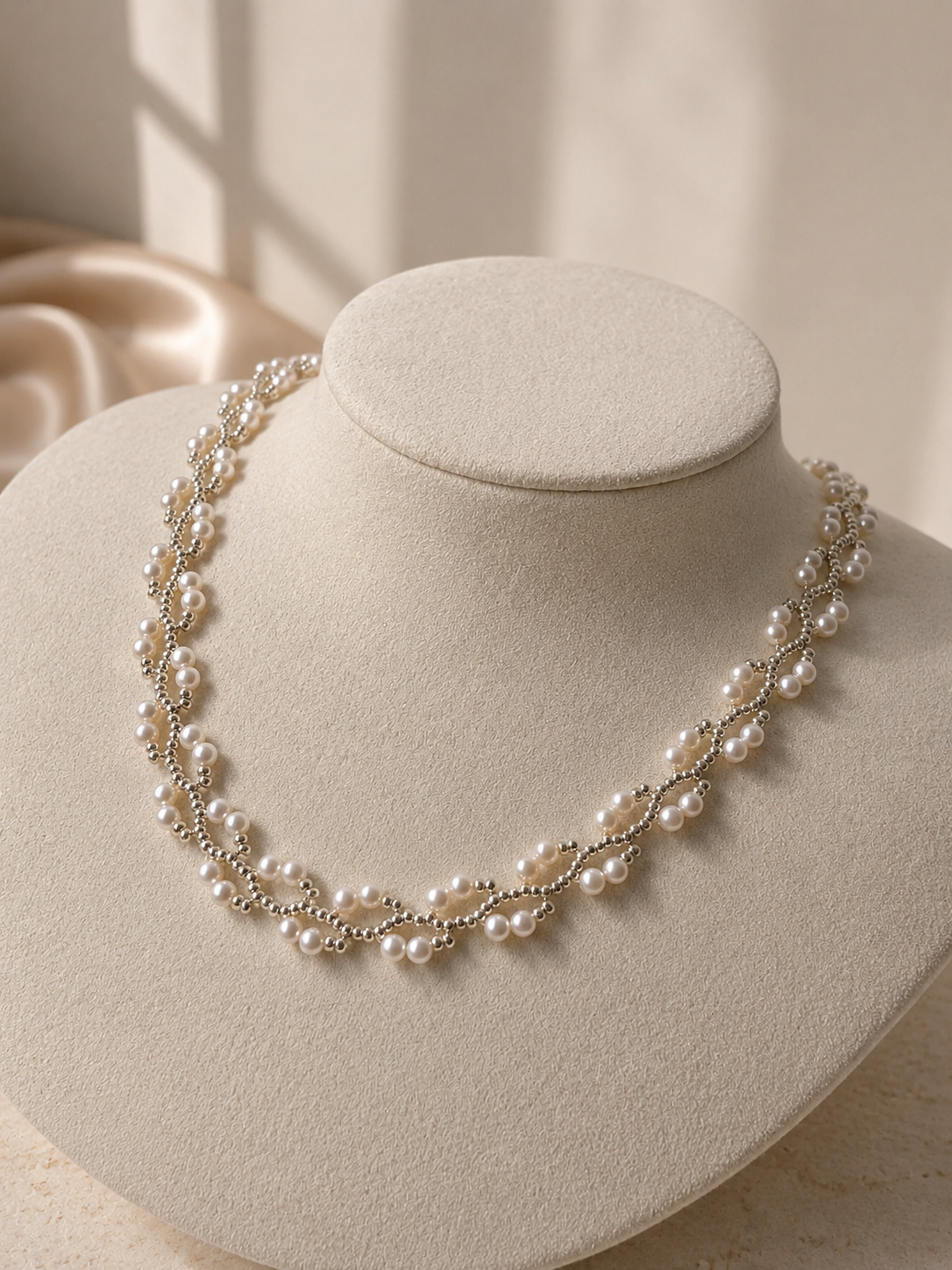 Pearl Weave Necklace