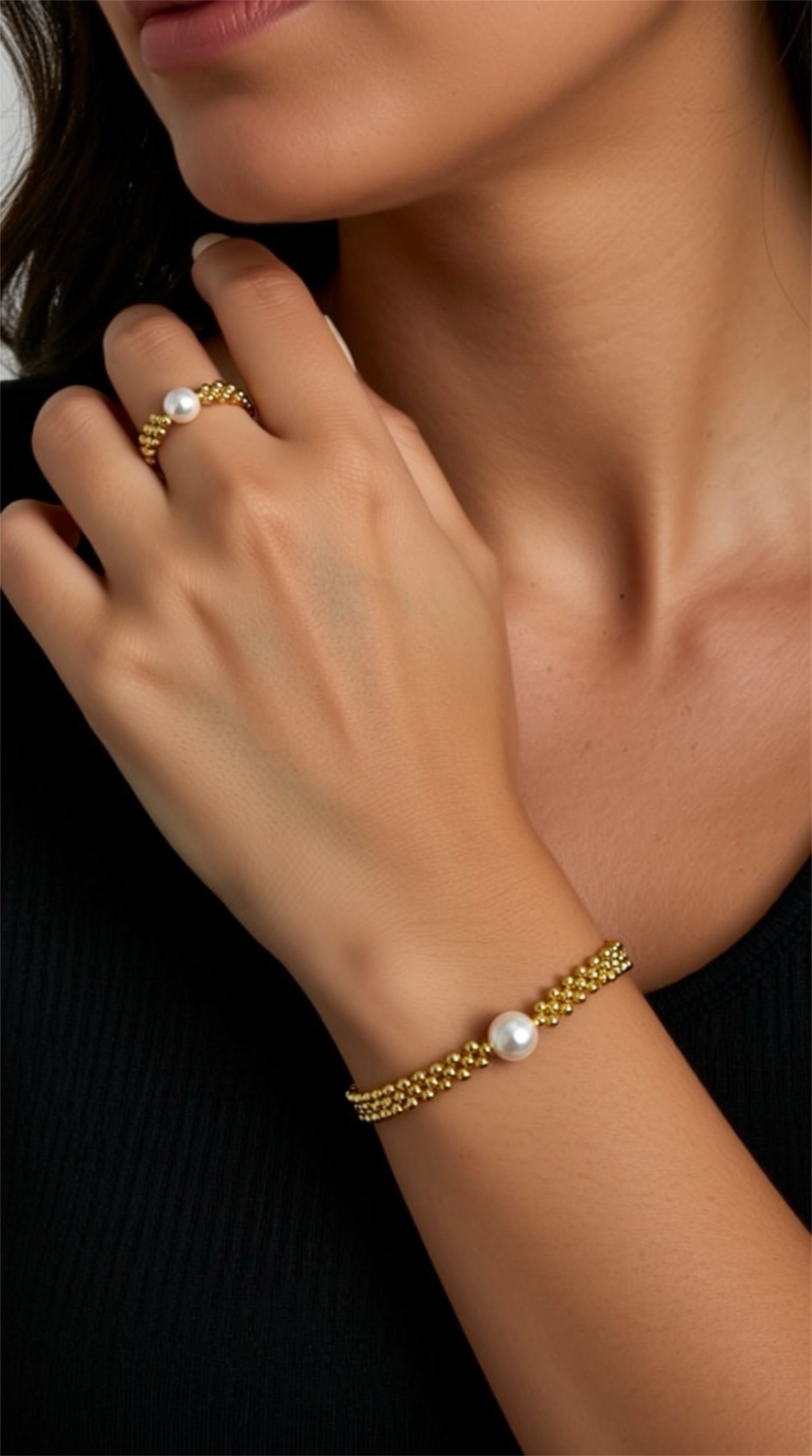 Timeless Pearl Bracelet - Gold