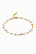 Natural Freshwater Pearl Beaded Bracelet