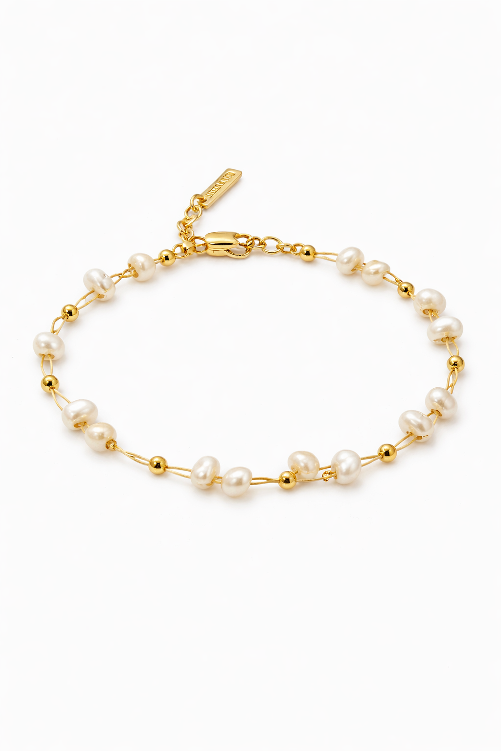 Natural Freshwater Pearl Beaded Bracelet