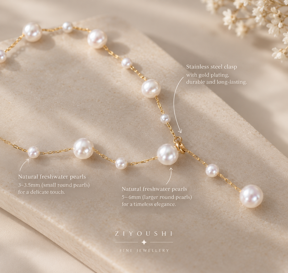 Vishnu Freshwater Pearl Bracelet