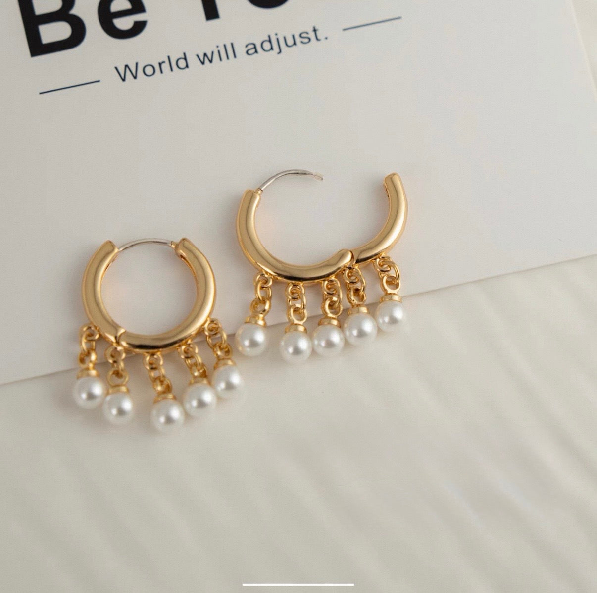 Lumi Pearl Hoops