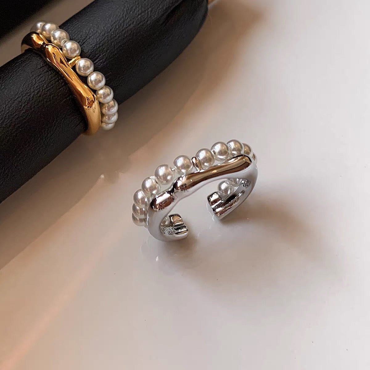 Petite Pearl Layer Ring