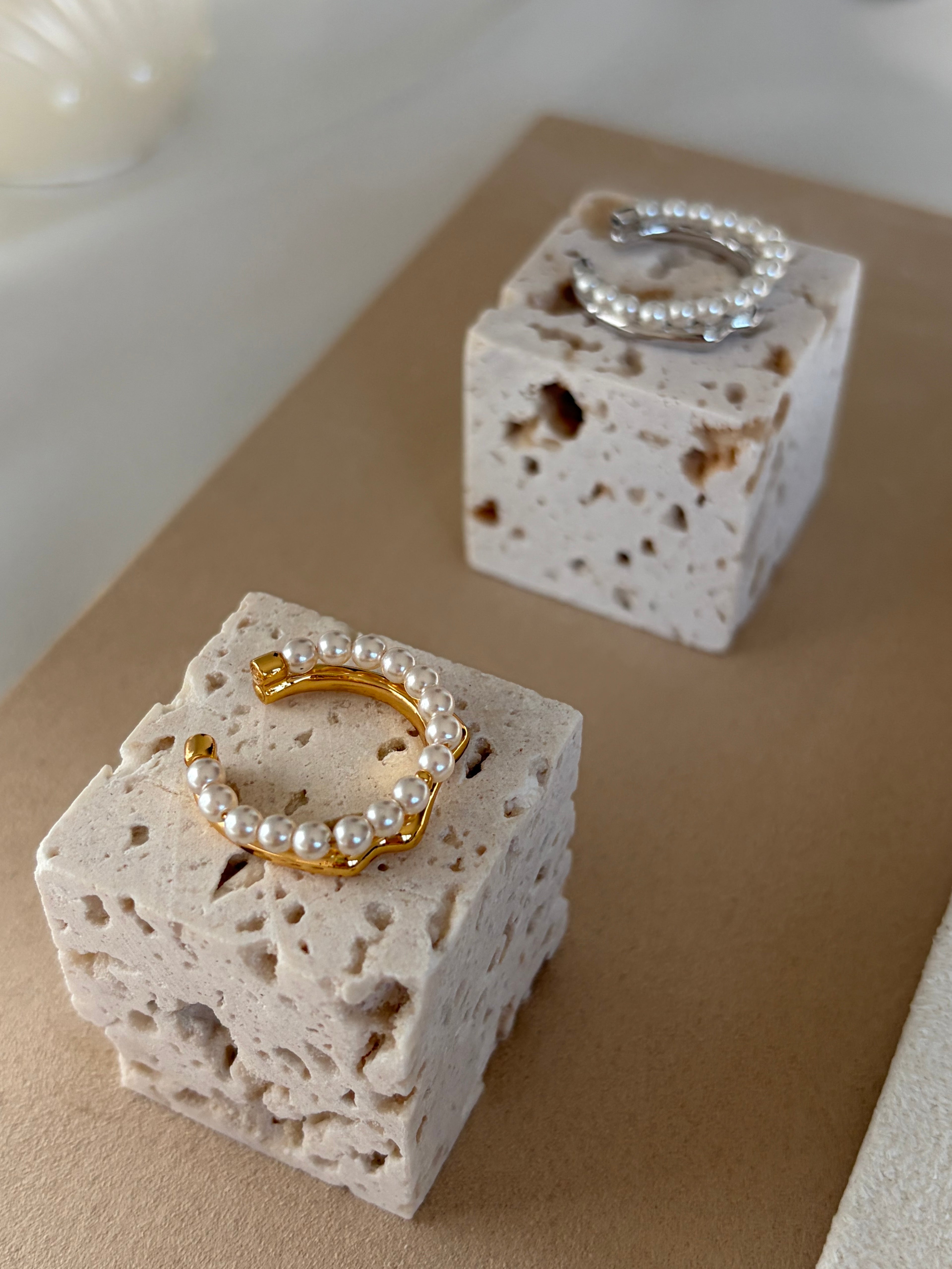 Petite Pearl Layer Ring