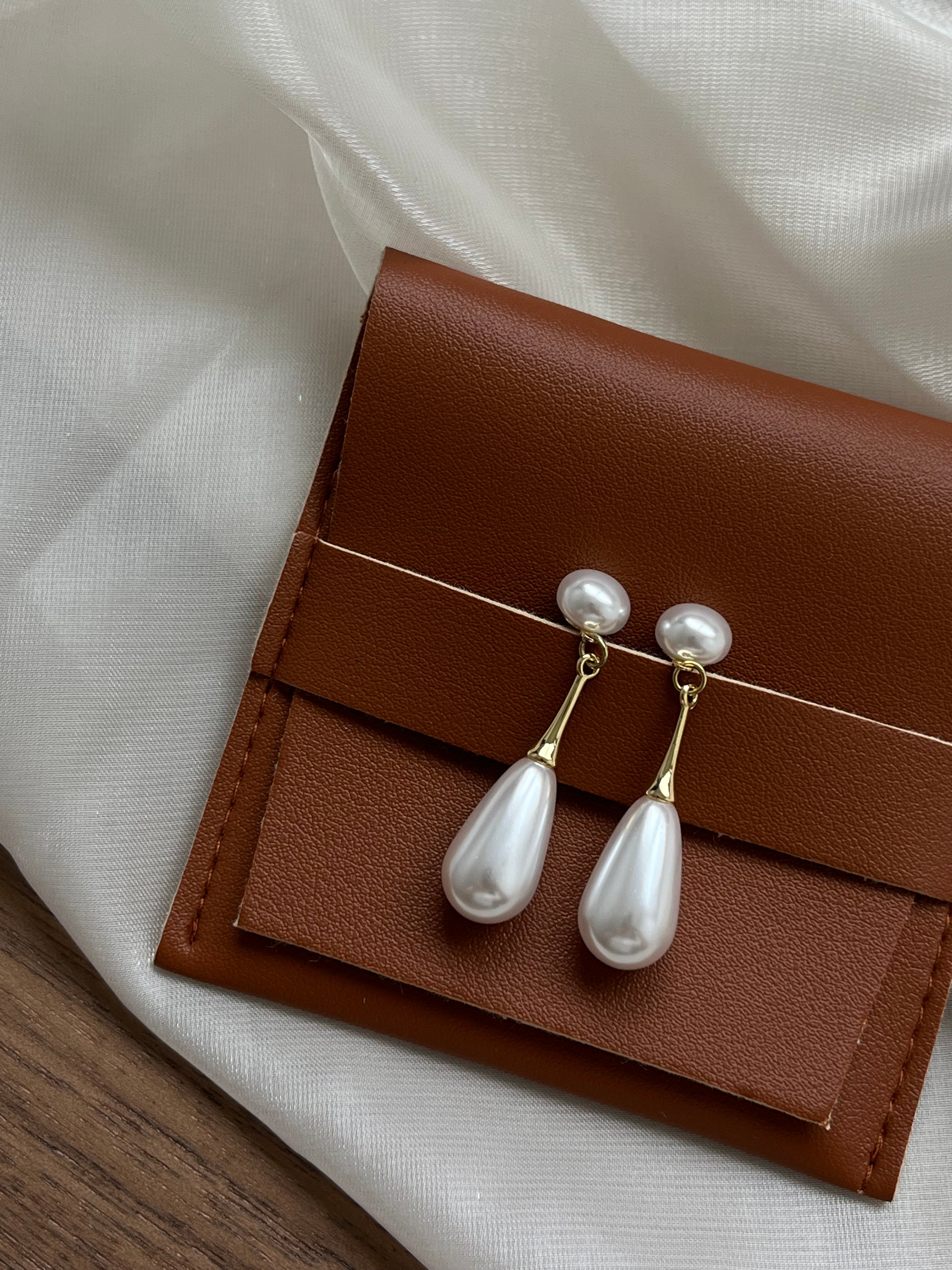 Paris Pearl Drop Earrings